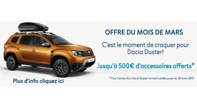 OFFRE DU MOIS DE MARS