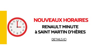 NOUVEAUX HORAIRES RENAULT MINUTES SMH