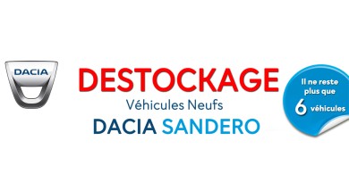 DESTOCKAGE DACIA SANDERO