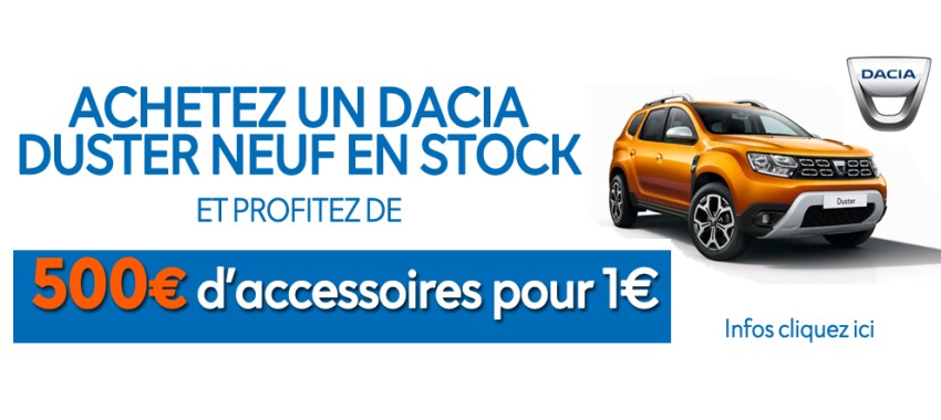 OFFRE SUR ACHAT DUSTER